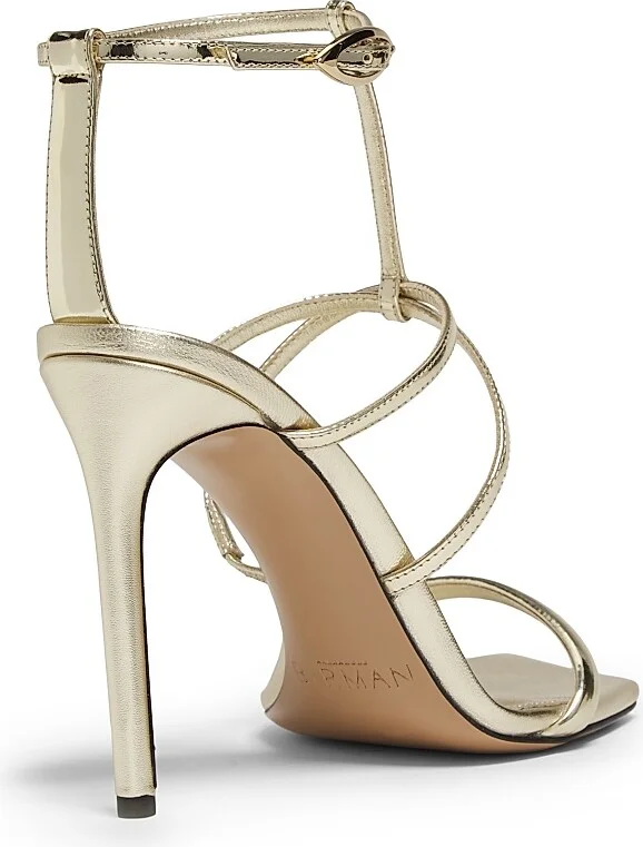 Women's Phoebe 100 Specchio Leather Sandals - Golden - Size 11.5 - Image 3