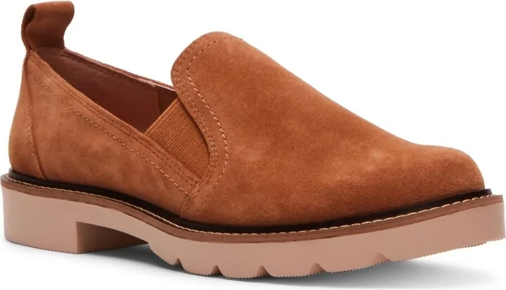 Women's Phoebe Waterproof Slip On Shoes In Tan Suede