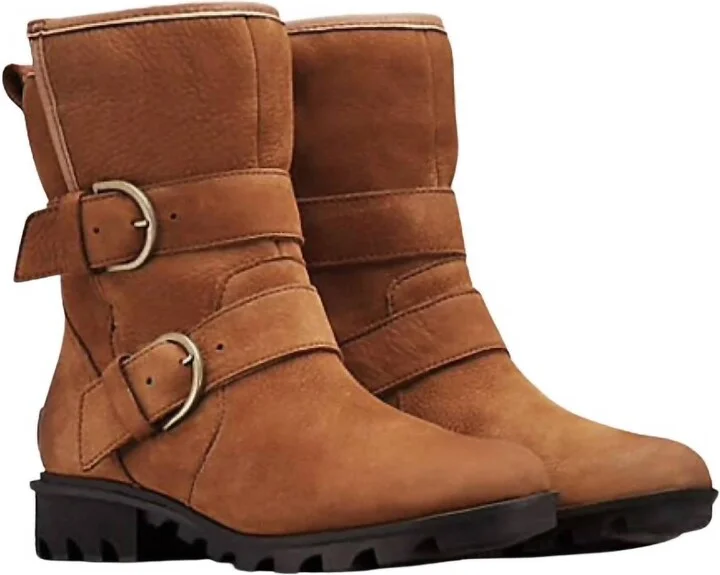 Women's Phoenix Moto Cozy Boot In Camel Brown