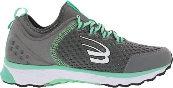 Women's Phoenix Running Shoes - Medium Width In Charcoal/mint/white