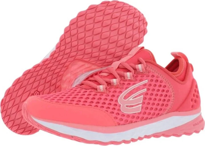 Women's Phoenix Running Shoes - Medium Width In Salmon,white