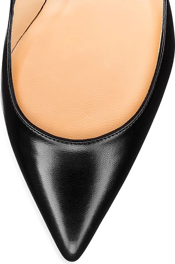 Women's Pigalle 100MM Nappa Leather Pumps - Black - Size 4.5 - Image 5