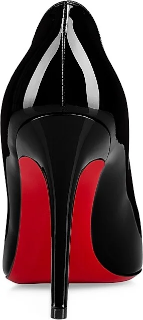 Women's Pigalle 100MM Patent Leather Pumps - Black - Size 4 - Image 3