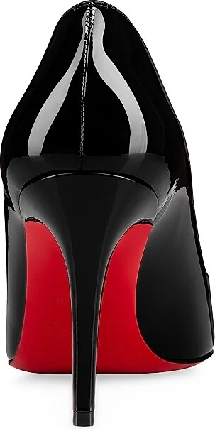 Women's Pigalle 85MM Patent Leather Pumps - Black - Size 4 - Image 3