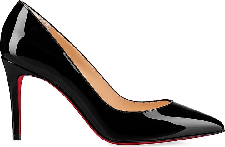 Women's Pigalle 85MM Patent Leather Pumps - Black - Size 4