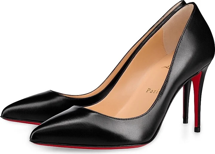 Women's Pigalle Follies 85MM Shiny Nappa Leather Pumps - Black - Size 7.5 - Image 7