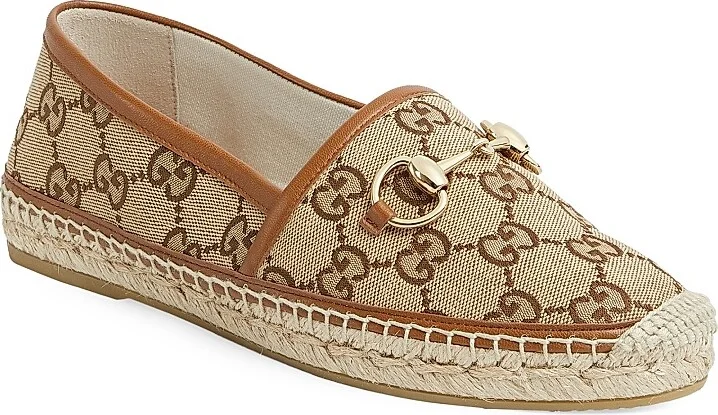 Women's Pilar GG Monogram Espadrilles - Brown - Size 6 - Image 2