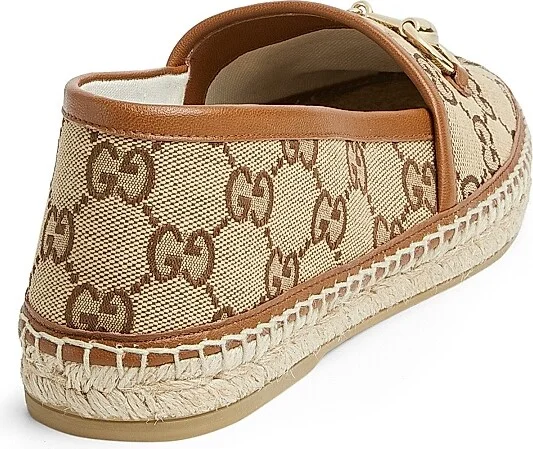 Women's Pilar GG Monogram Espadrilles - Brown - Size 6 - Image 3