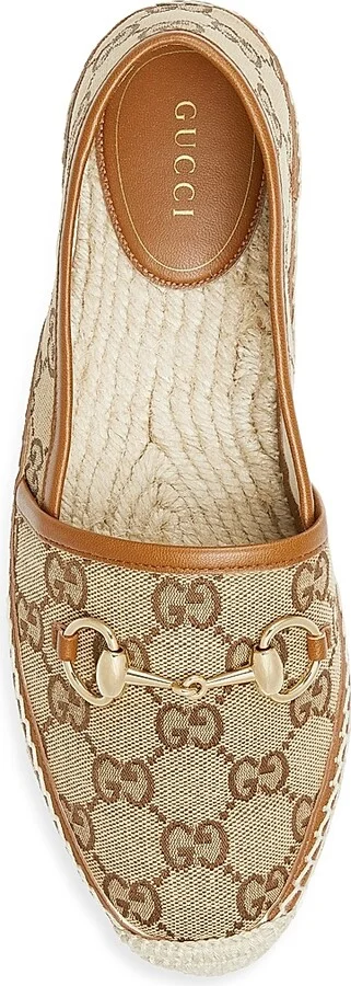 Women's Pilar GG Monogram Espadrilles - Brown - Size 6 - Image 4