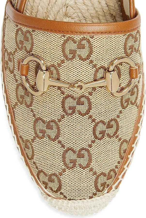 Women's Pilar GG Monogram Espadrilles - Brown - Size 6 - Image 5