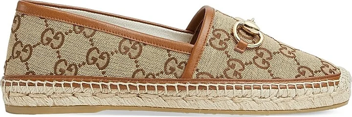 Women's Pilar GG Monogram Espadrilles - Brown - Size 6