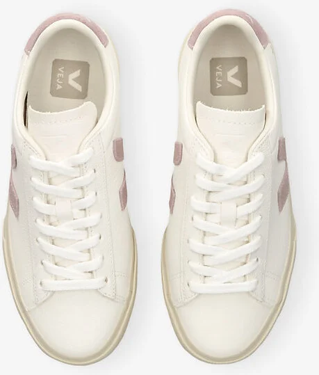 Womens Pink Comb Campo Leather Low-Top Trainers Eur 35 / 2 Uk Women - Image 2
