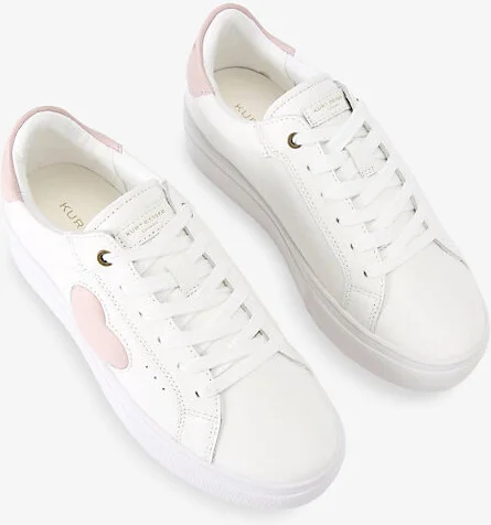 Womens Pink Comb Lana Leather Low-Top Trainers Eur 42/ 9 Uk Women - Image 2