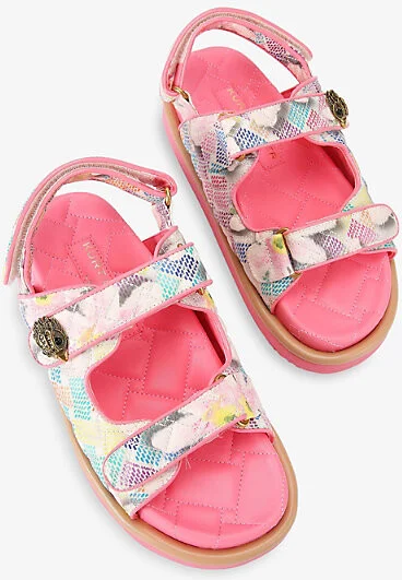 Womens Pink Comb Orson Canvas Sandals Eur 38/5 Uk Women - Image 2