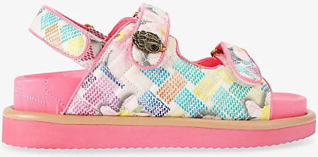 Womens Pink Comb Orson Canvas Sandals Eur 38/5 Uk Women