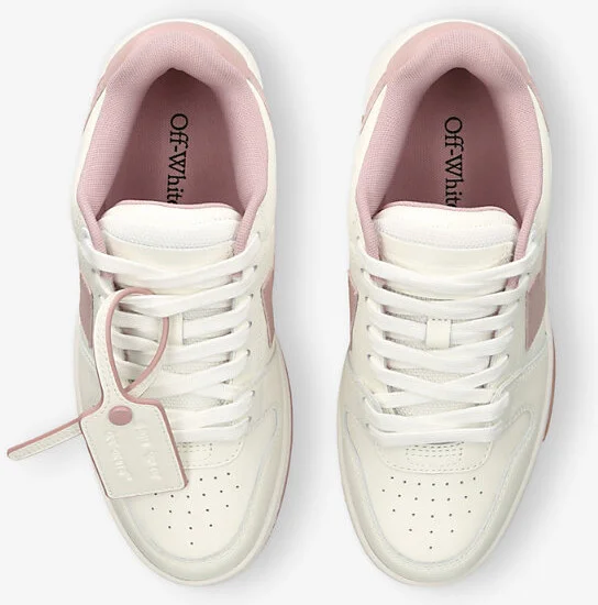 Womens Pink Comb Out Of Office Leather Low-Top Trainers Eur 40 / 7 Uk Women - Image 2