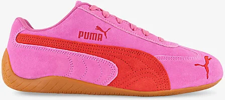 Womens Pink Red Speedcat Og Suede Low-Top Trainers 5.5