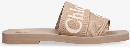 Womens Pink Woody Canvas Sandals Eur 42/ 9 Uk Women