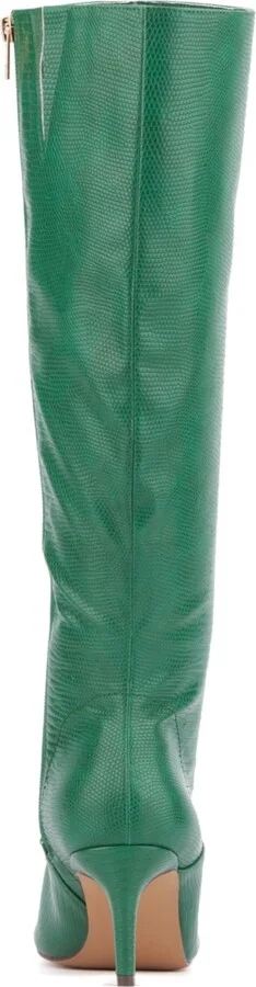 Women's Piper- lizard Embossed Kitten Heel Boots - Image 8
