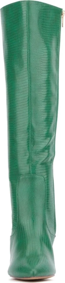 Women's Piper- lizard Embossed Kitten Heel Boots - Image 9