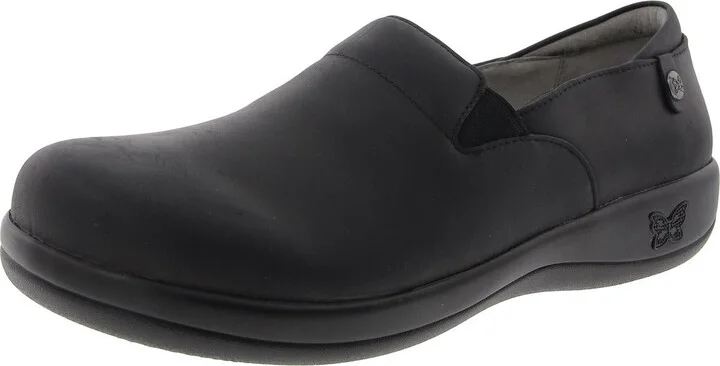 Womens Plaid Leather Flat Shoes