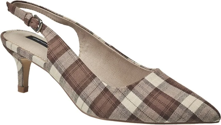 Women's Plaid Quinn Kitten Heel