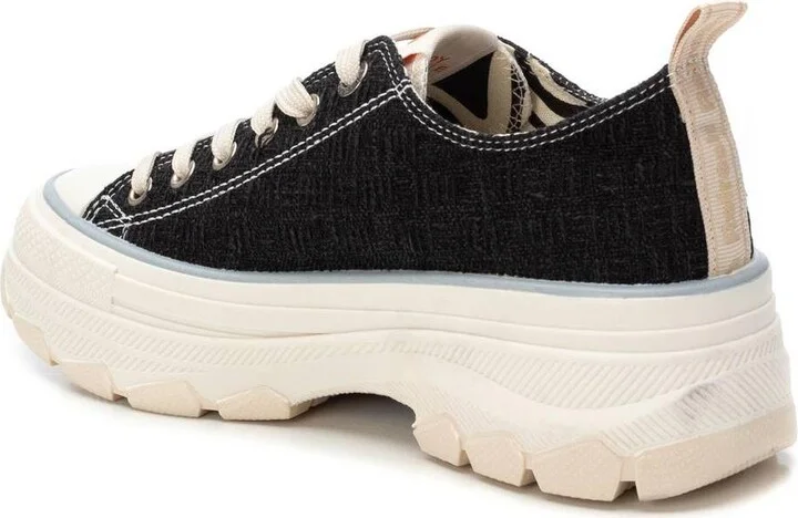 Women's Platform Canvas Sneakers Refresh By Xti - Image 5