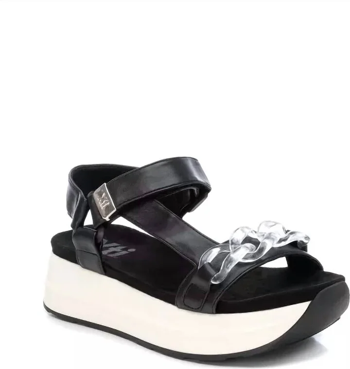 Women's Platform Sandals In Black