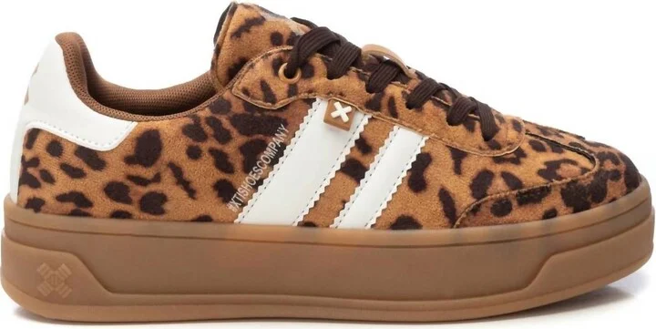 Women's Platform Trainer Sneakers In Leopard