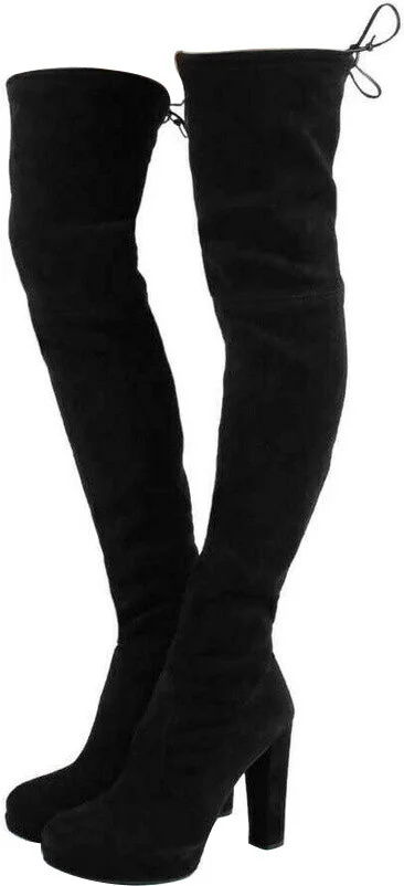 Women's Plathighland Suede Over-the-knee Boot