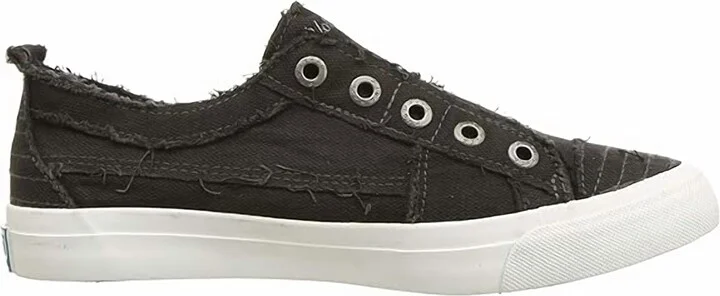 Women's Play Canvas Sneaker In Black Smoked