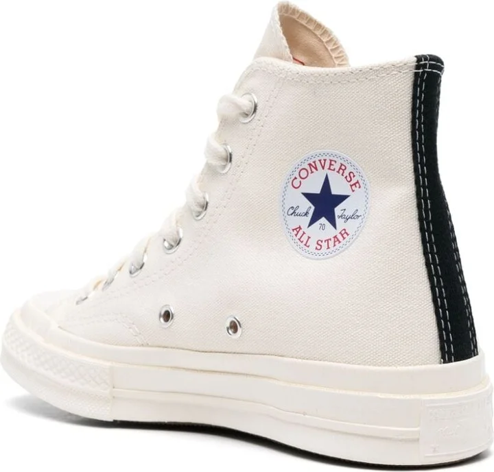 Women's Play X Converse Chuck 70 Cream Sneakers - Image 2