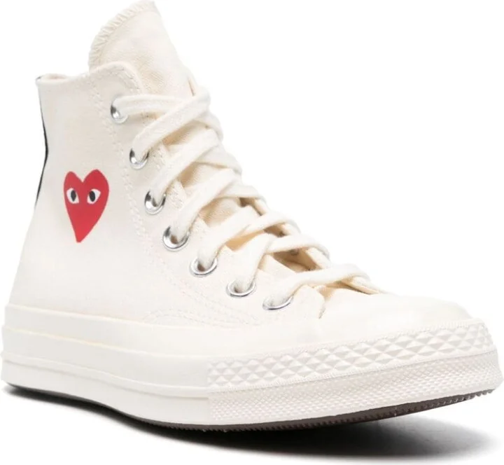 Women's Play X Converse Chuck 70 Cream Sneakers - Image 3