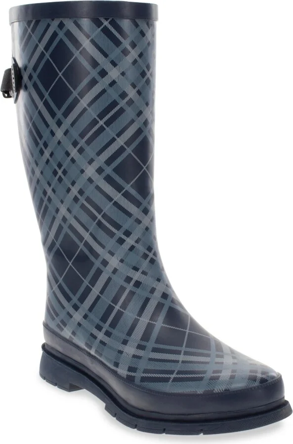 Women's Polar Plaid Tall Adjustable Calf Boot - Image 2