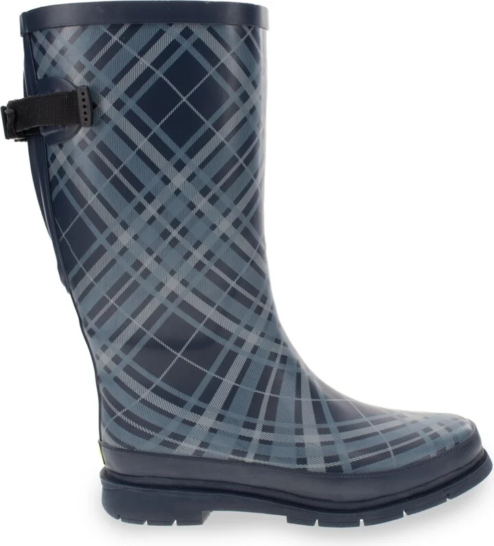 Women's Polar Plaid Tall Adjustable Calf Boot