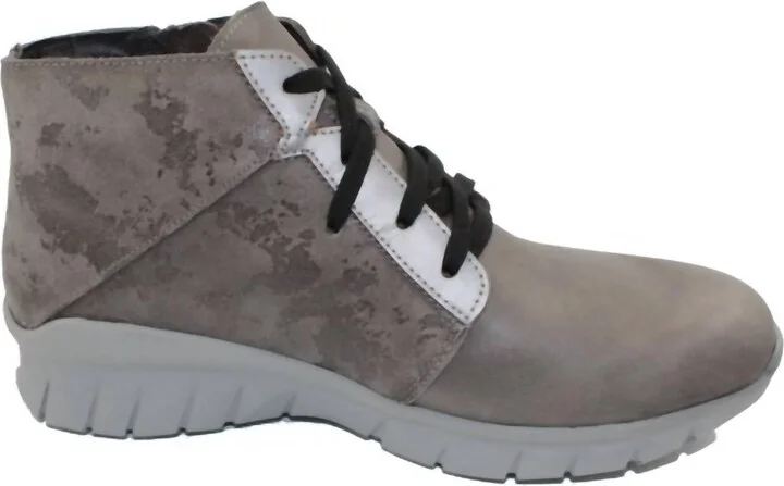 Women's Polaris In Fog Gray Leather/gray Marble Combo