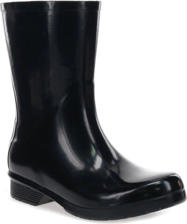 Women's Polished Mid Rain Boot - Image 2
