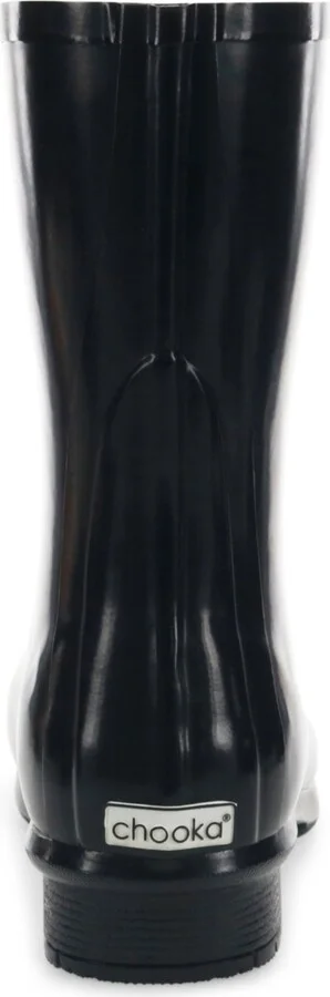 Women's Polished Mid Rain Boot - Image 4