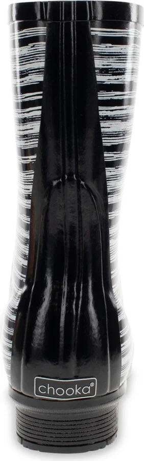 Women's Polished Mid Rain Boot - Image 8