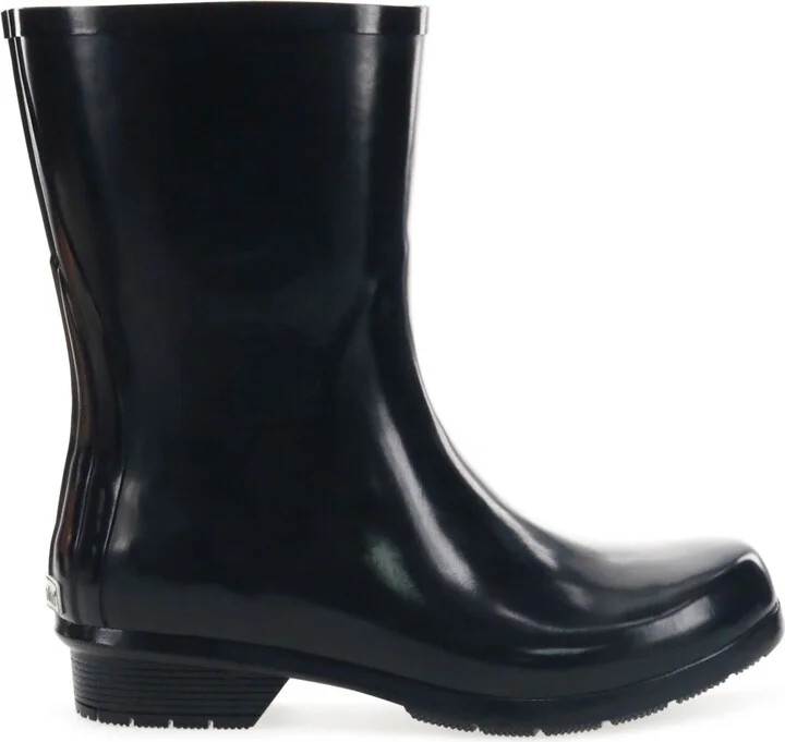 Women's Polished Mid Rain Boot