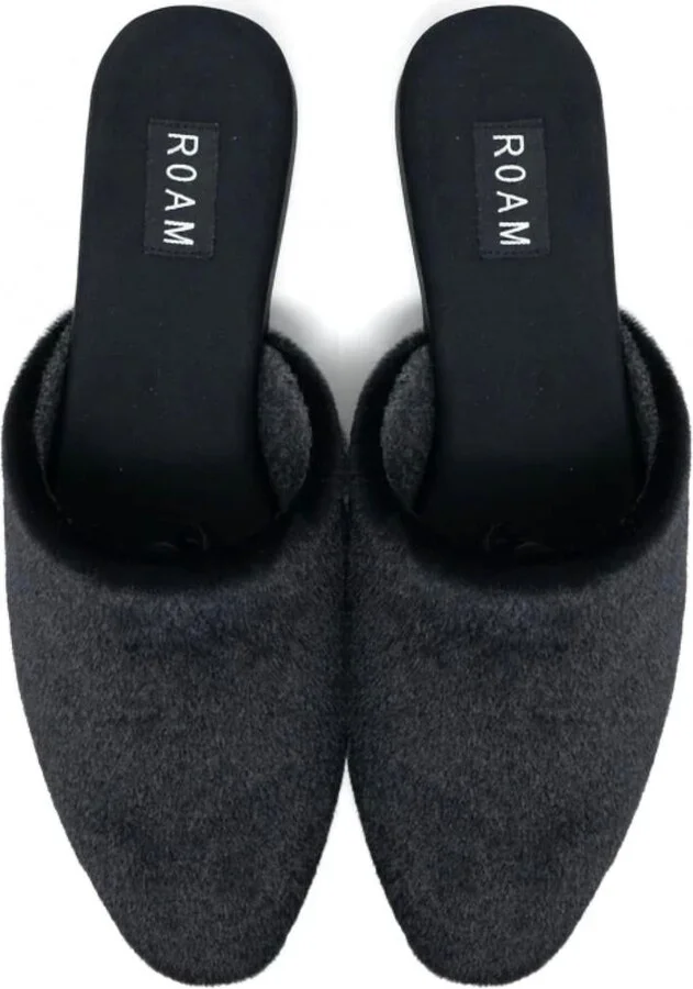 Women's Pony Faux Calf Hair Mule In Black
