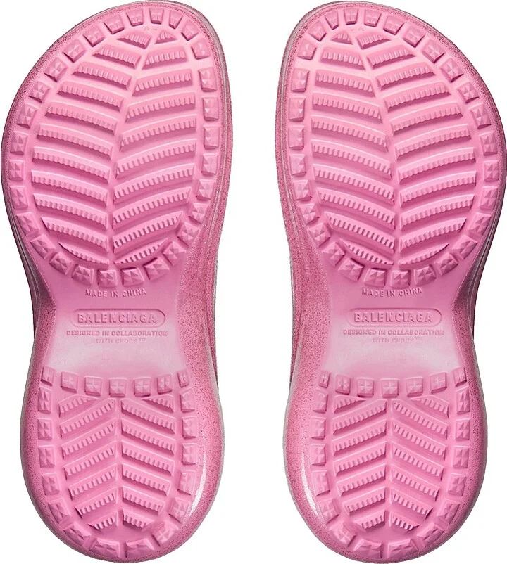 Women's Pool Crocs Slide Sandals - Pink - Size 6 - Image 7