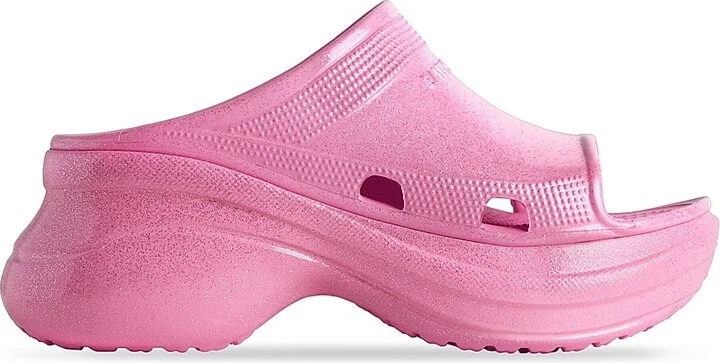 Women's Pool Crocs Slide Sandals - Pink - Size 6