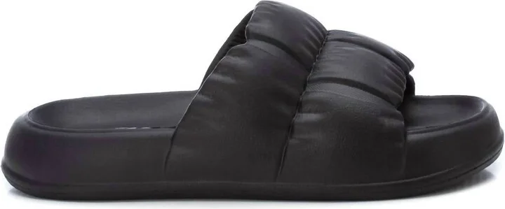 Women's Pool Slides Sandals In Black