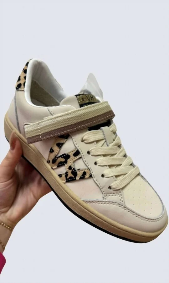 Women's Pop Of Fun Tennis Shoes In Leopard Print