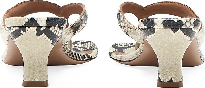 Women's Portofino Leather Thong Mules - Naturale - Size 7 - Image 3