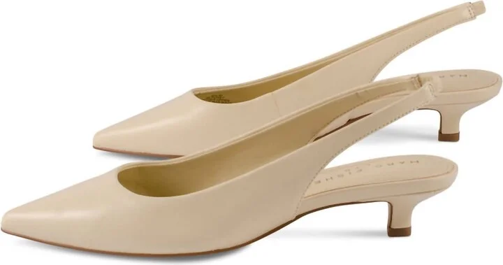 Women's Posey Leather Heel In Ivory