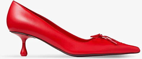 Womens Postbox Red Scarlett 50 Leather Courts Eur 37.5 / 4.5 Uk Women