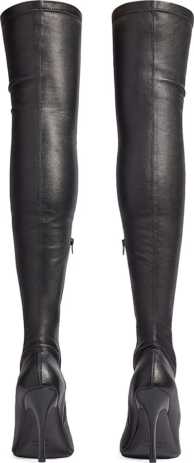 Women's Poulaine Boots - Black - Size 7 - Image 3