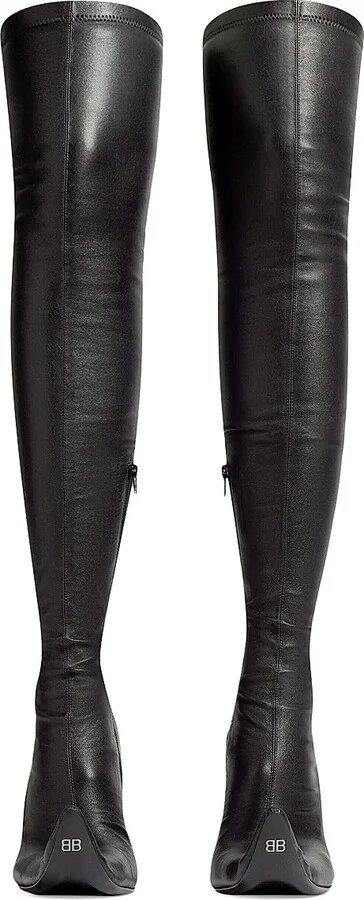 Women's Poulaine Boots - Black - Size 7 - Image 4